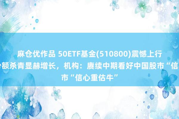 麻仓优作品 50ETF基金(510800)震憾上行，近2周份额杀青显赫增长，机构：赓续中期看好中国股市“信心重估牛”