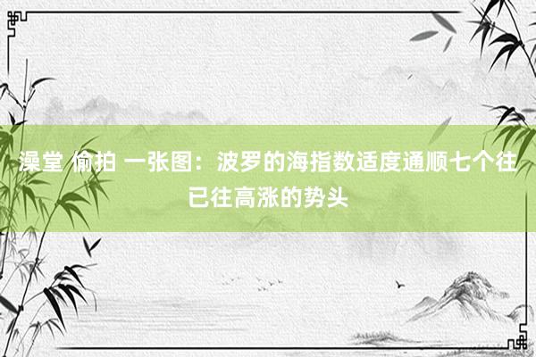 澡堂 偷拍 一张图：波罗的海指数适度通顺七个往已往高涨的势头