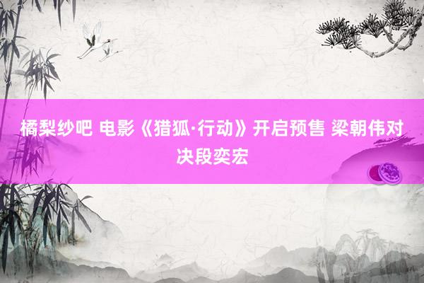橘梨纱吧 电影《猎狐·行动》开启预售 梁朝伟对决段奕宏