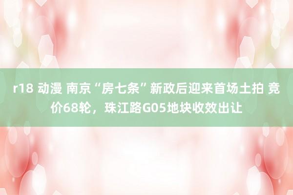 r18 动漫 南京“房七条”新政后迎来首场土拍 竞价68轮，珠江路G05地块收效出让