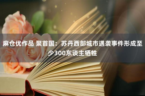 麻仓优作品 聚首国：苏丹西部城市遇袭事件形成至少300东谈主牺牲
