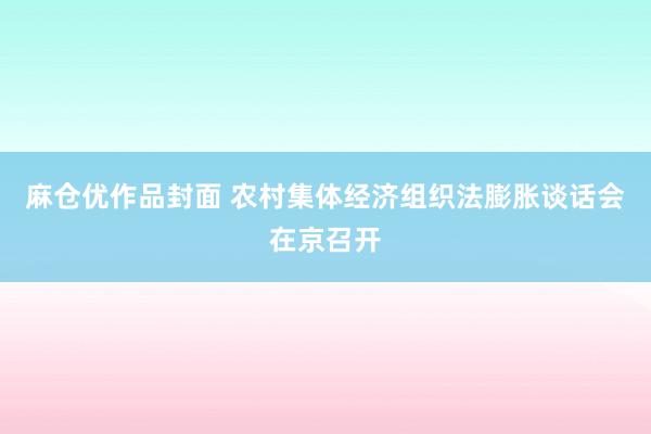 麻仓优作品封面 农村集体经济组织法膨胀谈话会在京召开