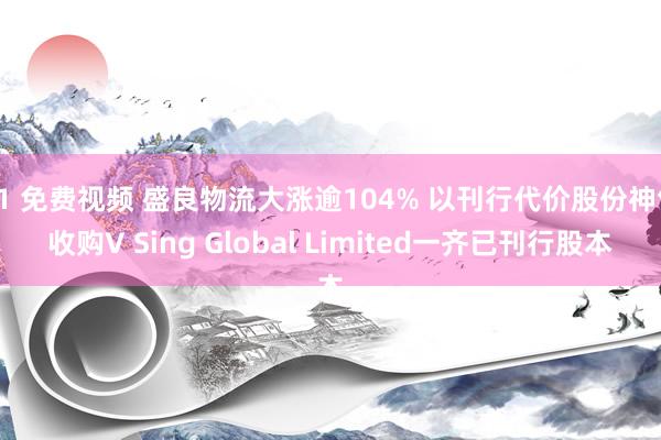 91 免费视频 盛良物流大涨逾104% 以刊行代价股份神气收购V Sing Global Limited一齐已刊行股本